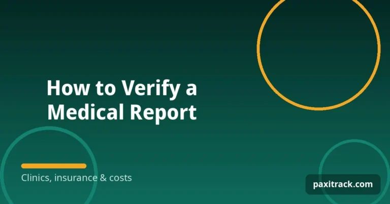How to Verify a Medical Report