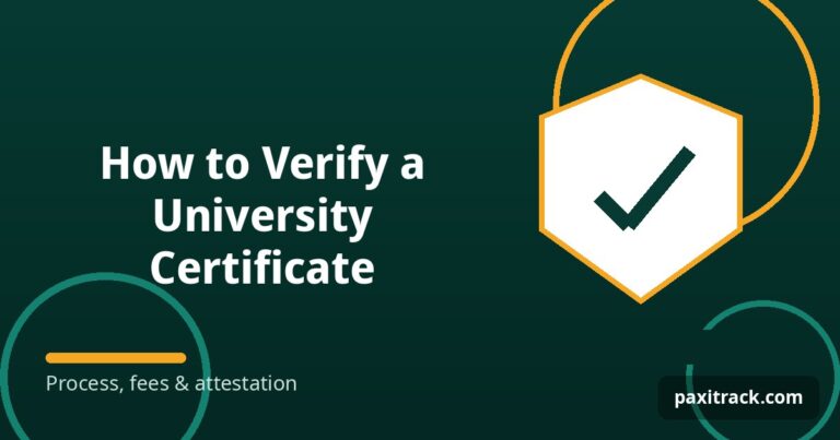 How to Verify a University Certificate
