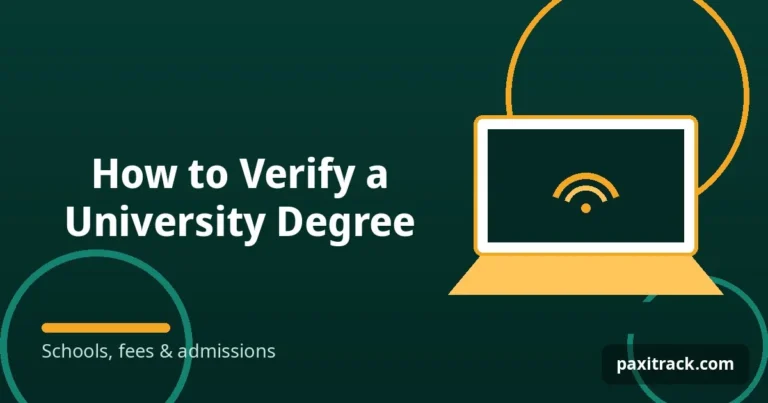 How to Verify a University Degree