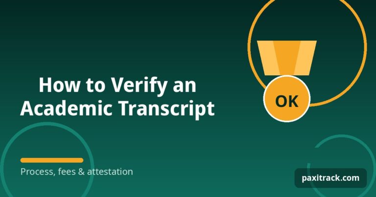 How to Verify an Academic Transcript