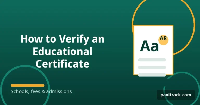 How to Verify an Educational Certificate