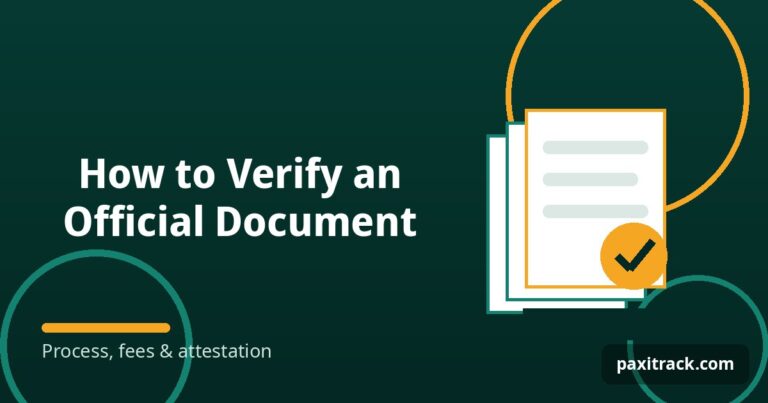 How to Verify an Official Document