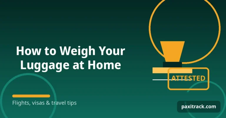 How to Weigh Your Luggage at Home