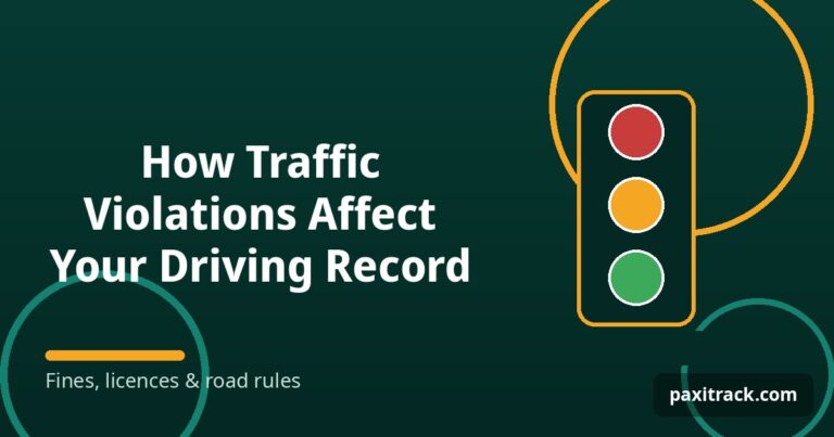 How Traffic Violations Affect Your Driving Record