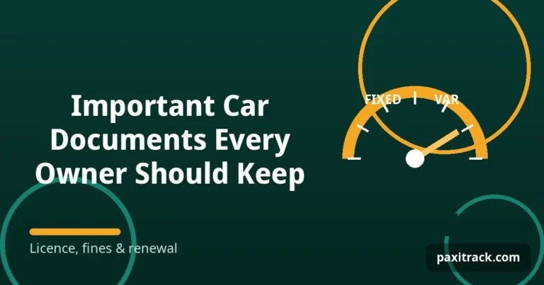 Important Car Documents Every Owner Should Keep