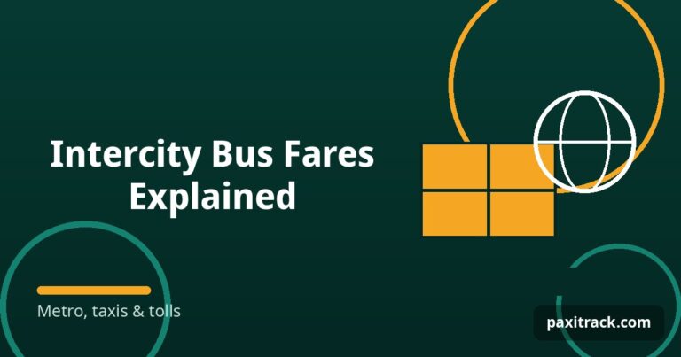 Intercity Bus Fares Explained