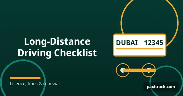 Long-Distance Driving Checklist