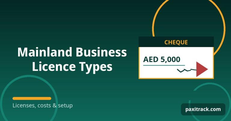 Mainland Business Licence Types