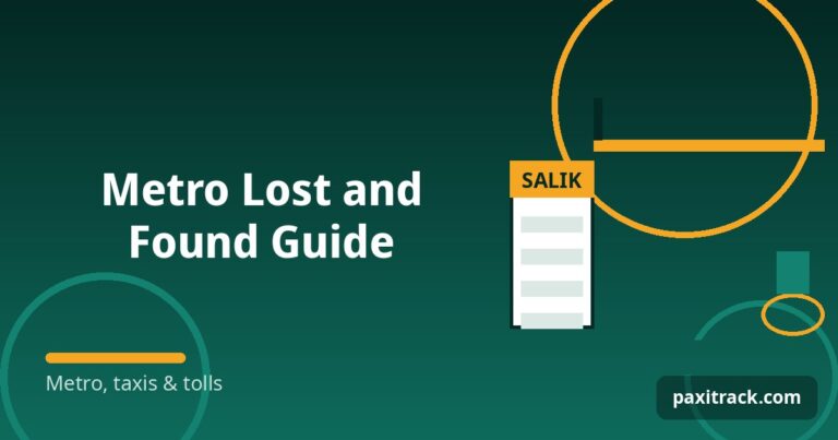 Metro Lost and Found Guide