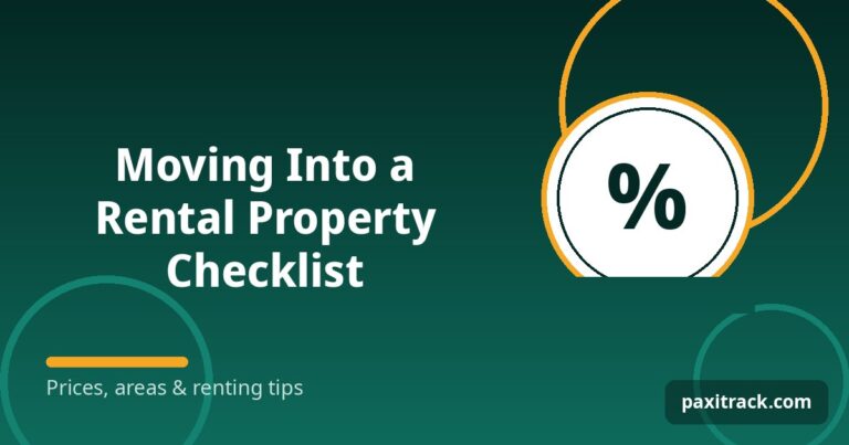 Moving Into a Rental Property Checklist