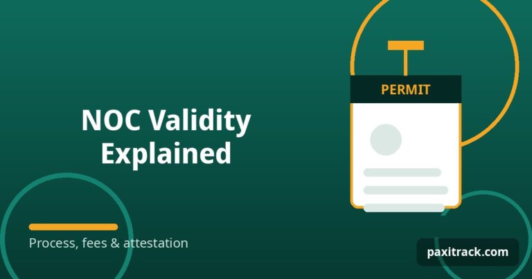 NOC Validity Explained