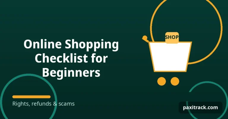 Online Shopping Checklist for Beginners