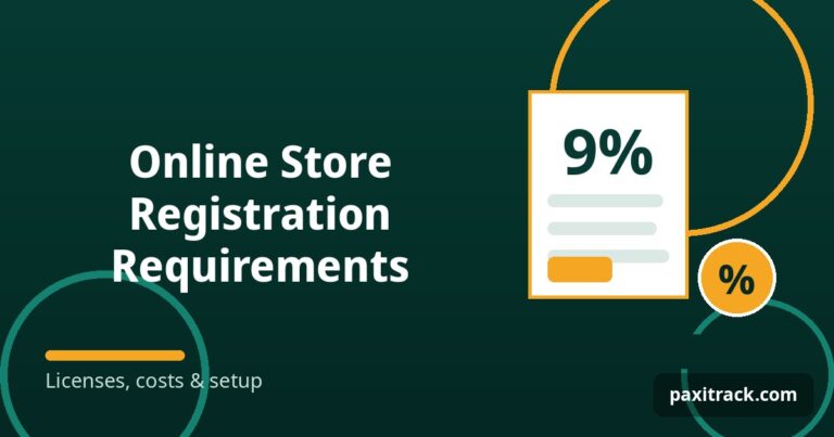 Online Store Registration Requirements