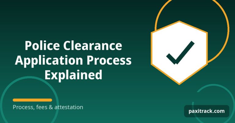 Police Clearance Application Process Explained