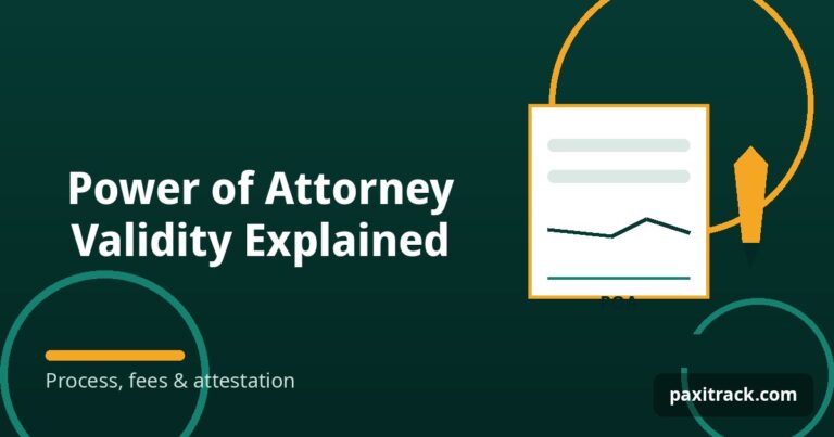 Power of Attorney Validity Explained