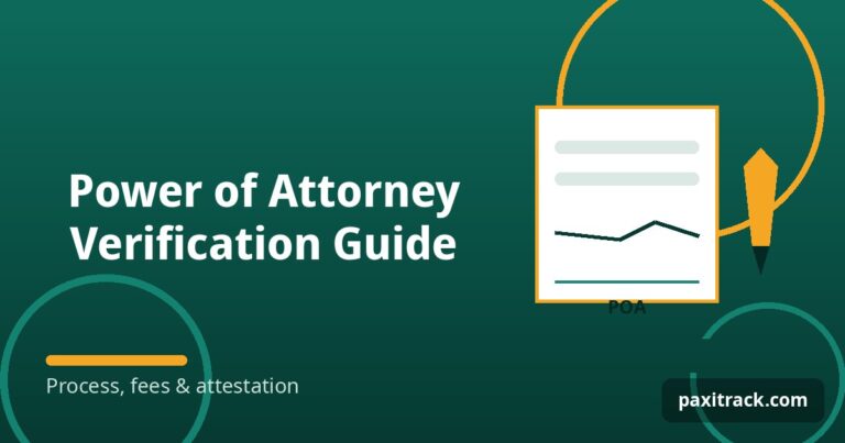 Power of Attorney Verification Guide
