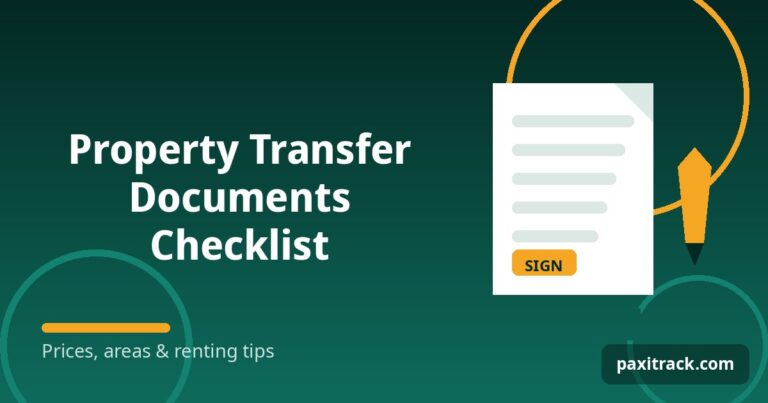 Property Transfer Documents Checklist