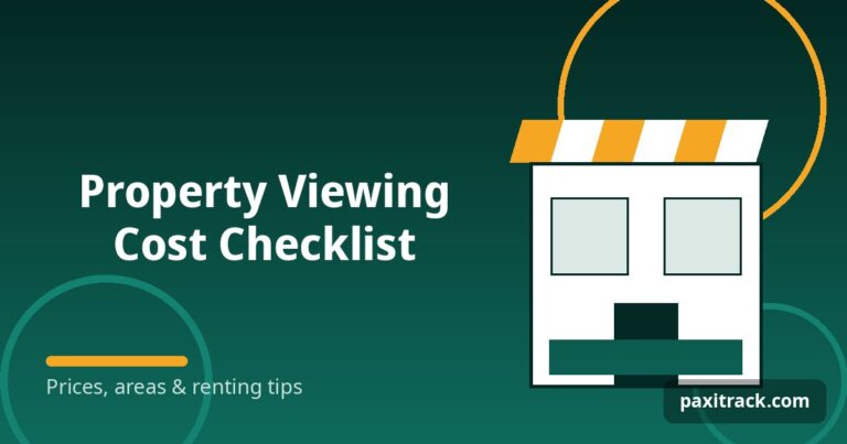 Property Viewing Cost Checklist