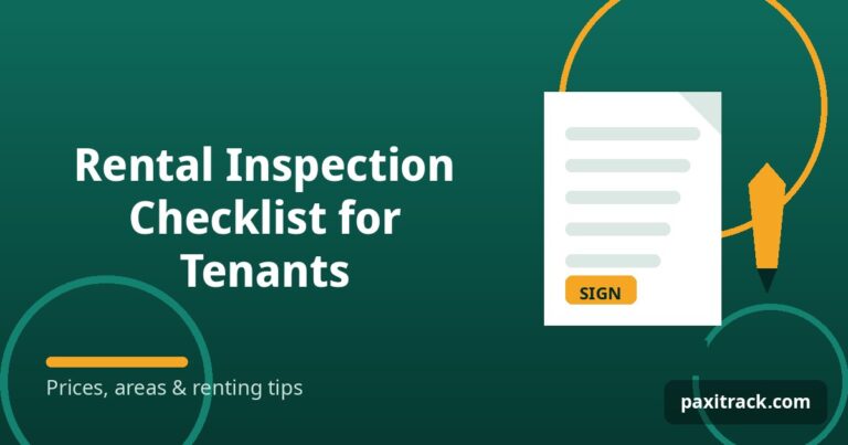 Rental Inspection Checklist for Tenants