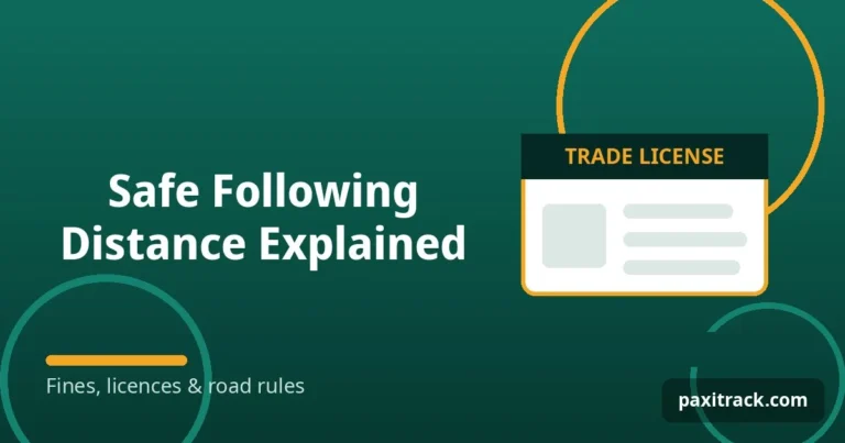 Safe Following Distance Explained