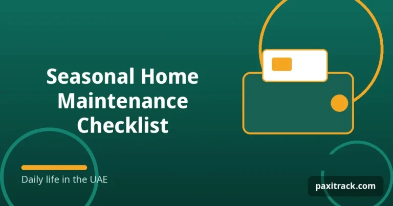 Seasonal Home Maintenance Checklist