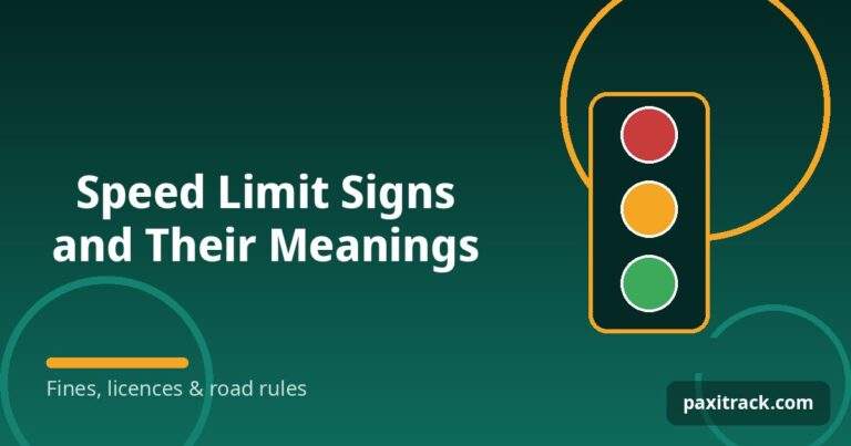 Speed Limit Signs and Their Meanings