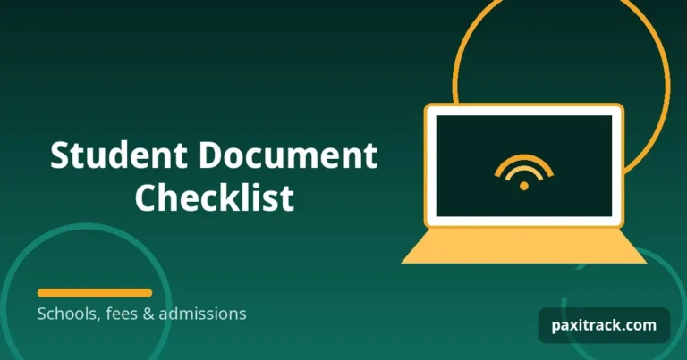 Student Document Checklist