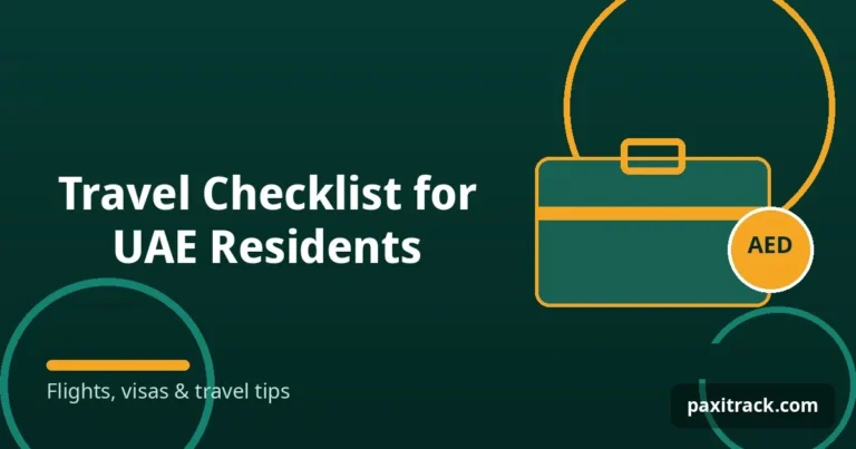 Travel Checklist for UAE Residents