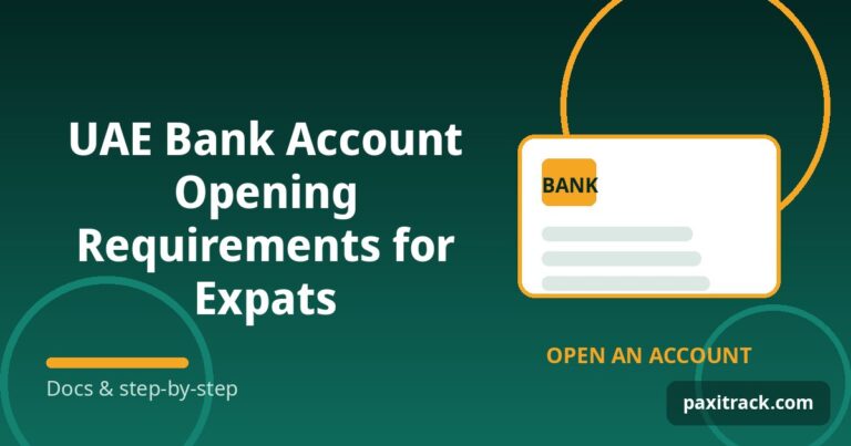 UAE Bank Account Opening Requirements for Expats