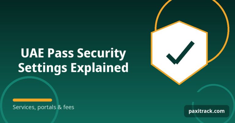 UAE Pass Security Settings Explained
