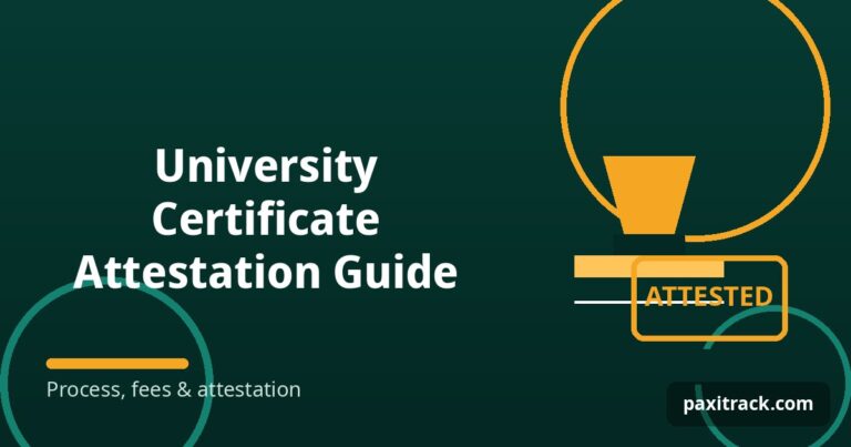 University Certificate Attestation Guide