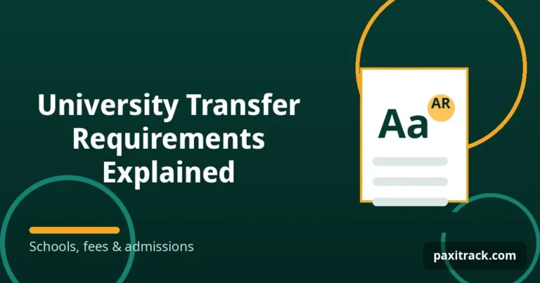 University Transfer Requirements Explained