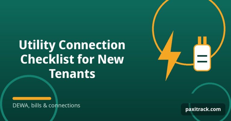 Utility Connection Checklist for New Tenants