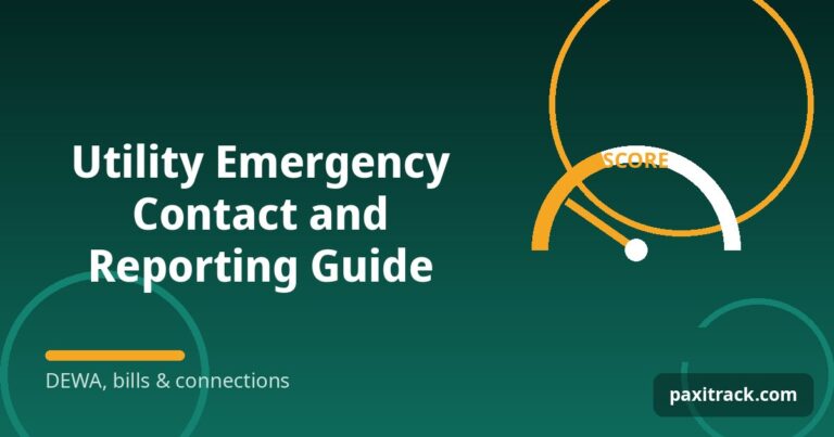 Utility Emergency Contact and Reporting Guide