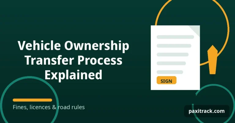 Vehicle Ownership Transfer Process Explained