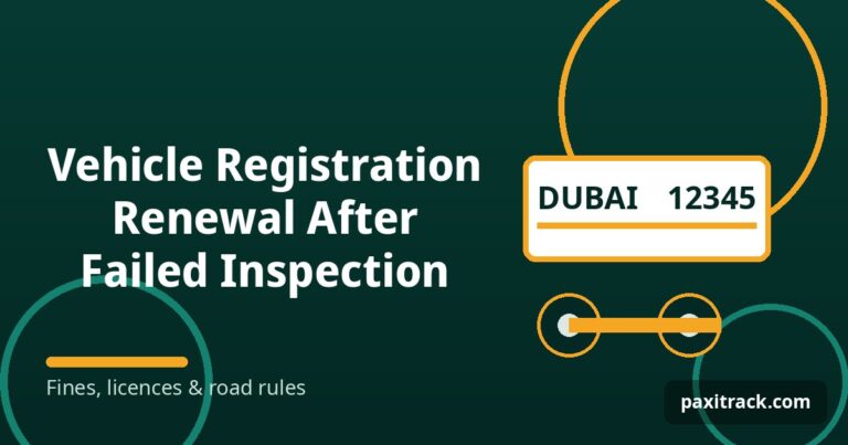 Vehicle Registration Renewal After Failed Inspection