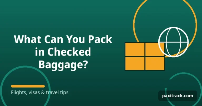 What Can You Pack in Checked Baggage?