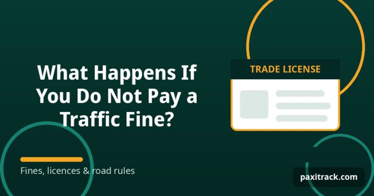What Happens If You Do Not Pay a Traffic Fine?
