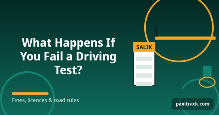 What Happens If You Fail a Driving Test?