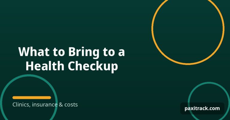 What to Bring to a Health Checkup
