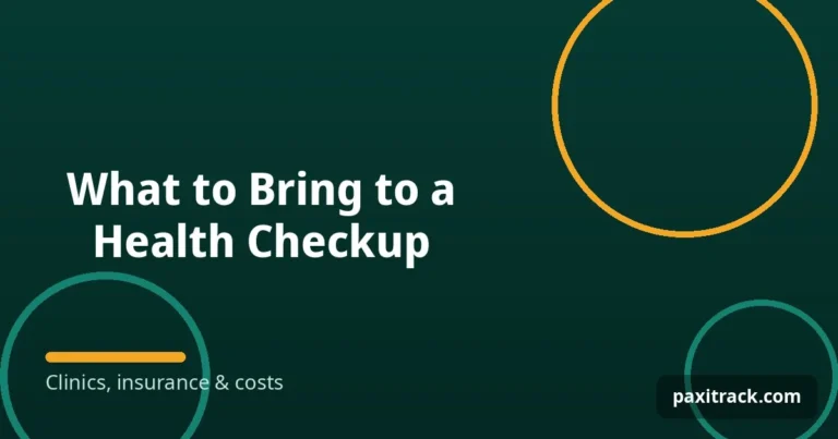 What to Bring to a Health Checkup