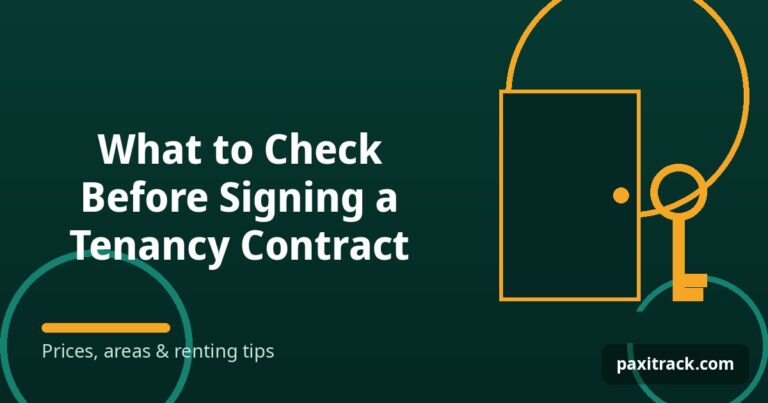 What to Check Before Signing a Tenancy Contract