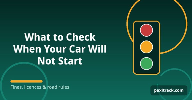 What to Check When Your Car Will Not Start