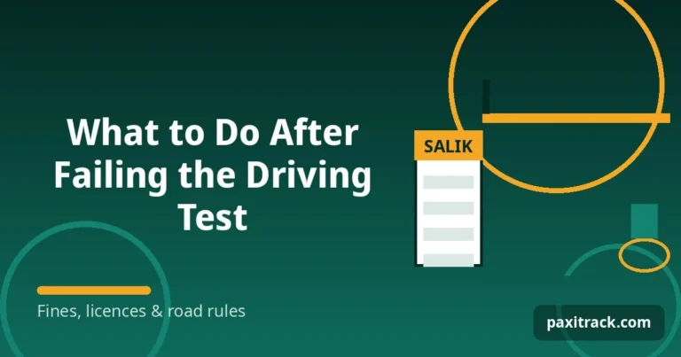 What to Do After Failing the Driving Test