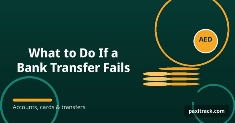 What to Do If a Bank Transfer Fails