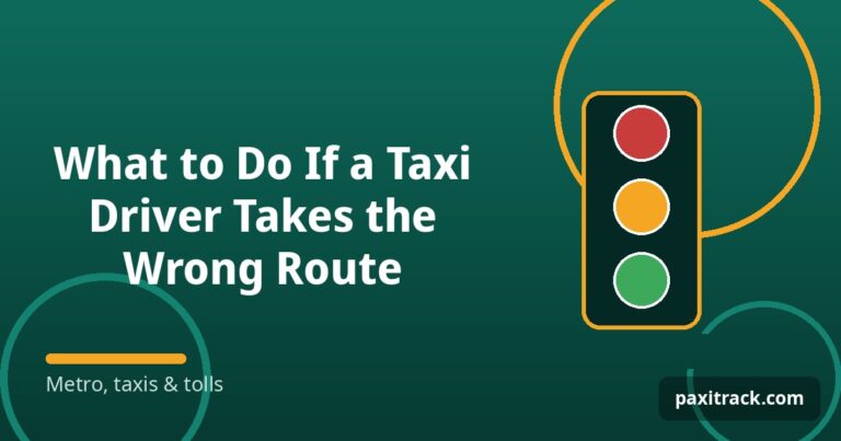 What to Do If a Taxi Driver Takes the Wrong Route