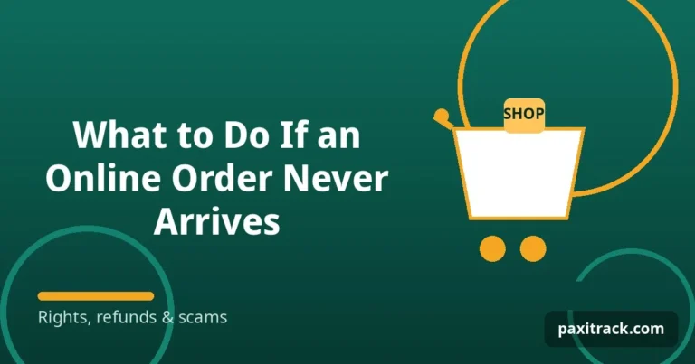 What to Do If an Online Order Never Arrives
