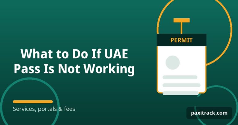 What to Do If UAE Pass Is Not Working
