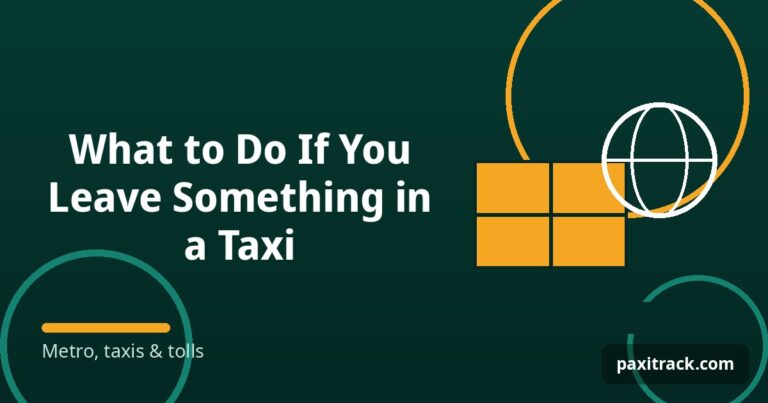 What to Do If You Leave Something in a Taxi