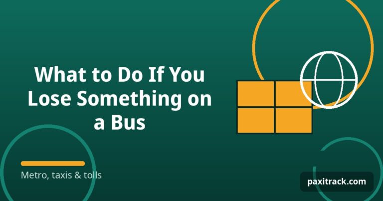 What to Do If You Lose Something on a Bus